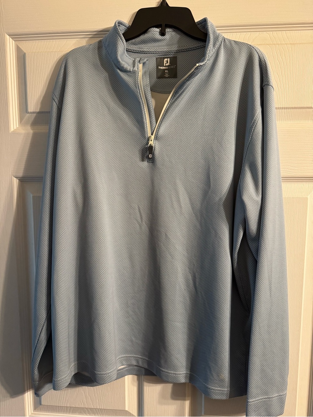 FootJoy Light Blue Performance Quarter-Zip Pullover